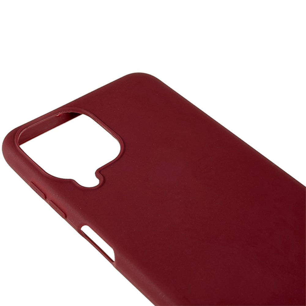 Samsung Galaxy M33 Mat Fleksibelt Plastik Mobil Cover - Rød