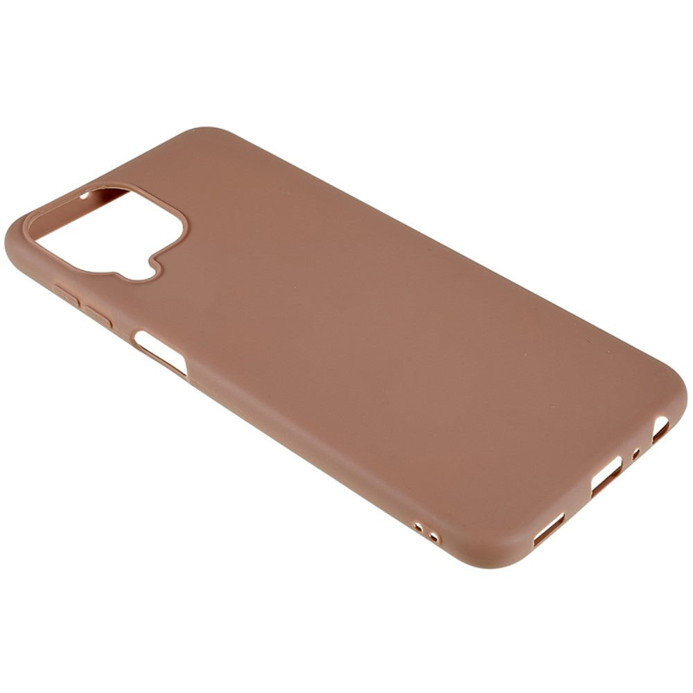 Samsung Galaxy M33 Mat Fleksibelt Plastik Mobil Cover - Brun
