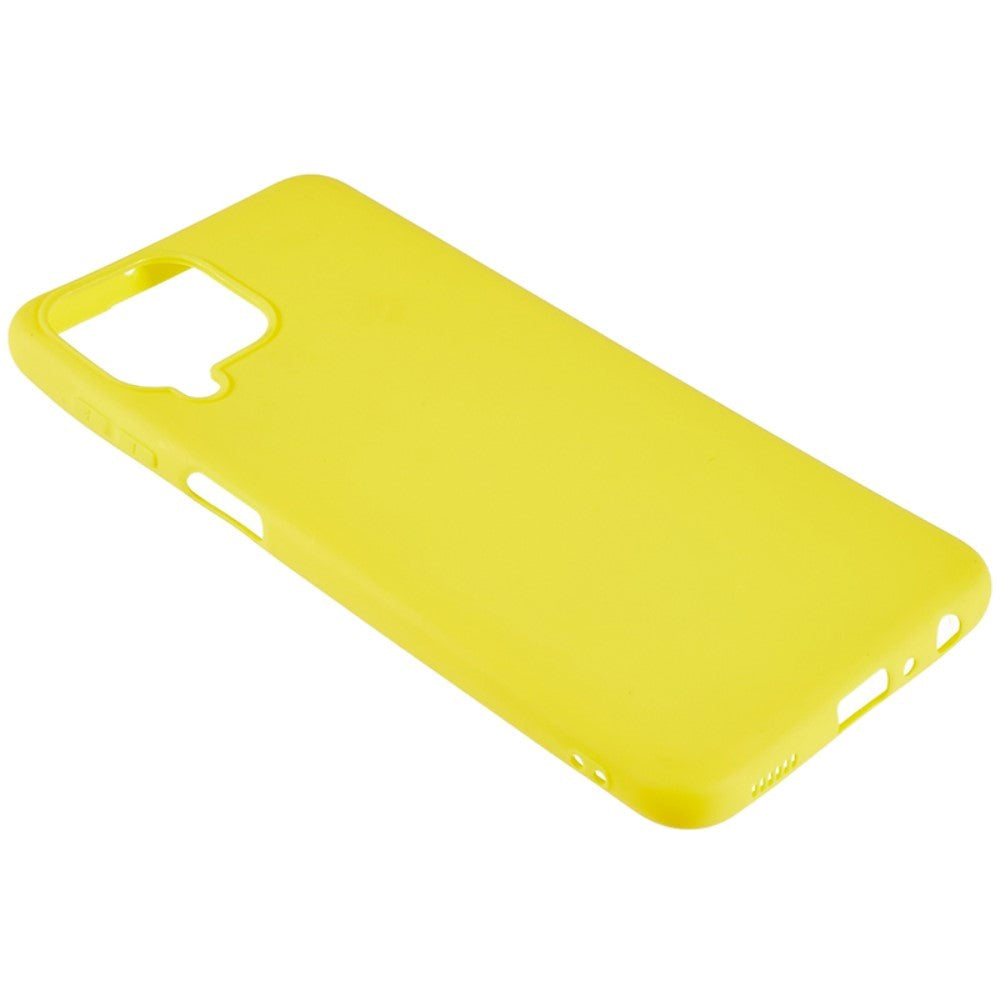 Samsung Galaxy M33 Mat Fleksibelt Plastik Mobil Cover - Gul