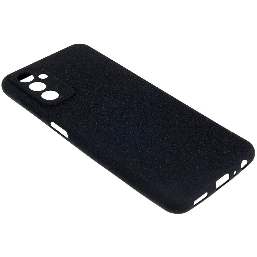 Samsung Galaxy M13 Mat Fleksibelt Plastik Mobil Cover - Sort