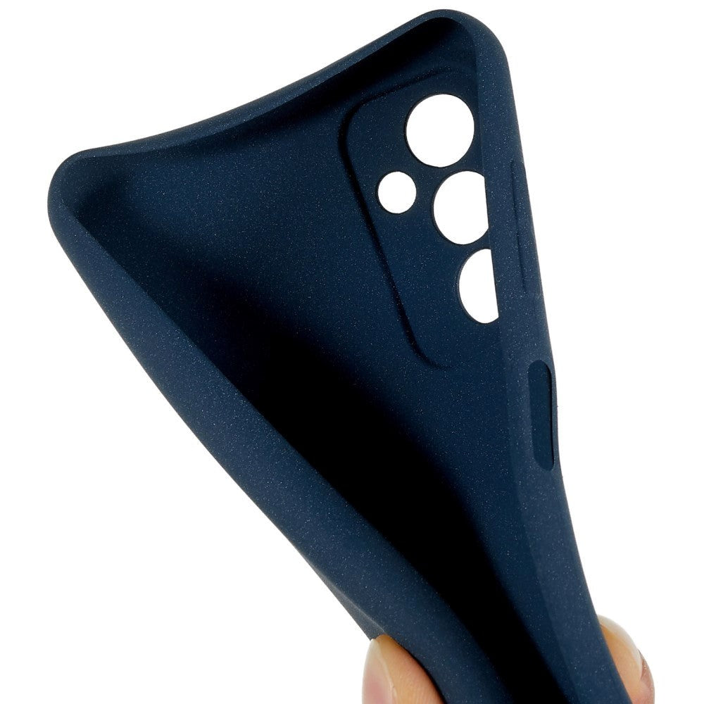 Samsung Galaxy M13 Mat Fleksibelt Plastik Mobil Cover - Blå