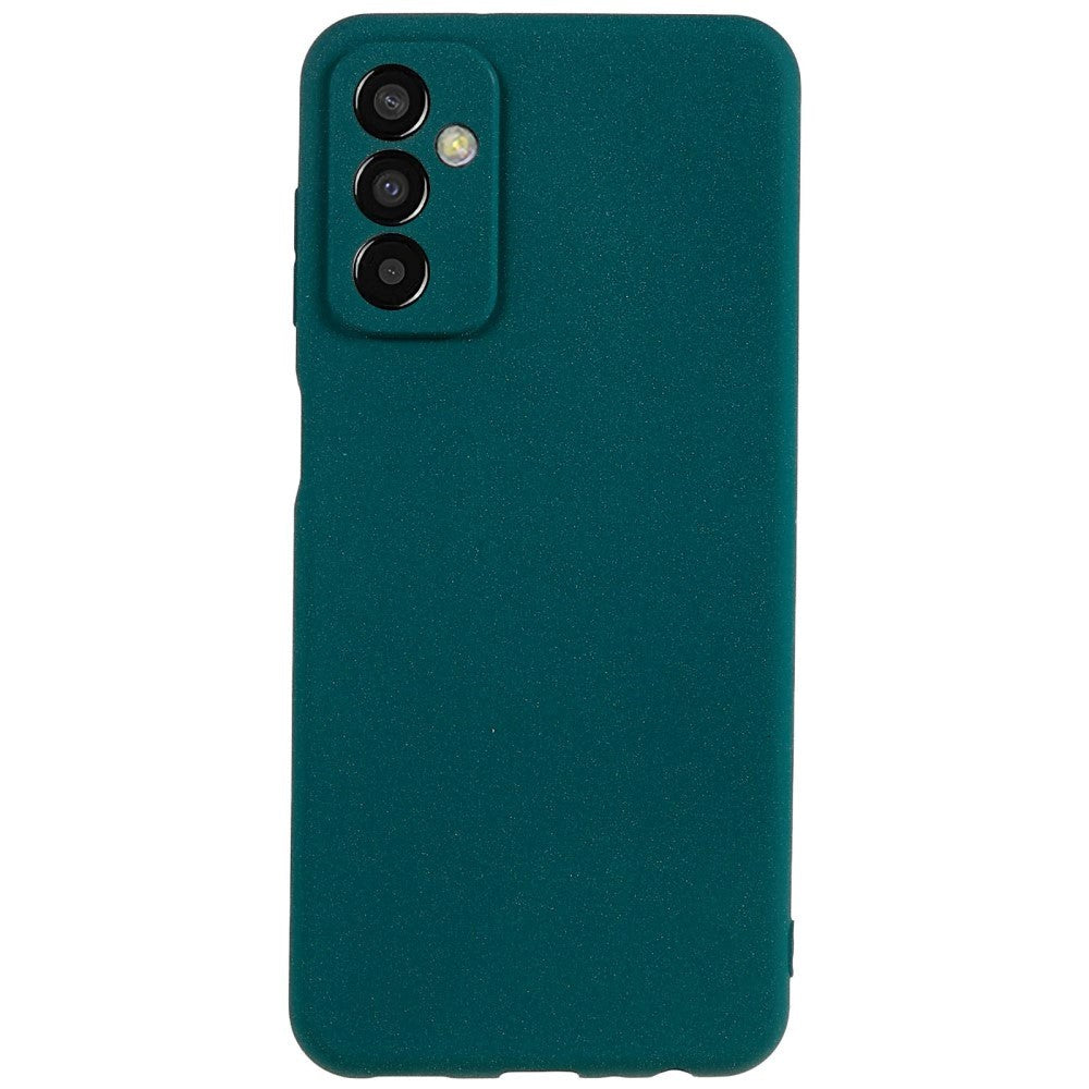 Samsung Galaxy M13 Mat Fleksibelt Plastik Mobil Cover - Grøn