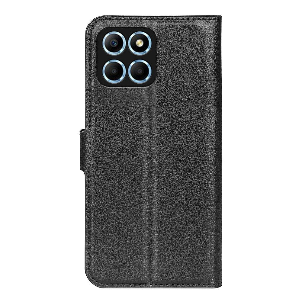 EIDERWOOD - Honor X8 (5G) - Kunstlæder Flip Cover m. Kortholder & Ståfunktion - Sort