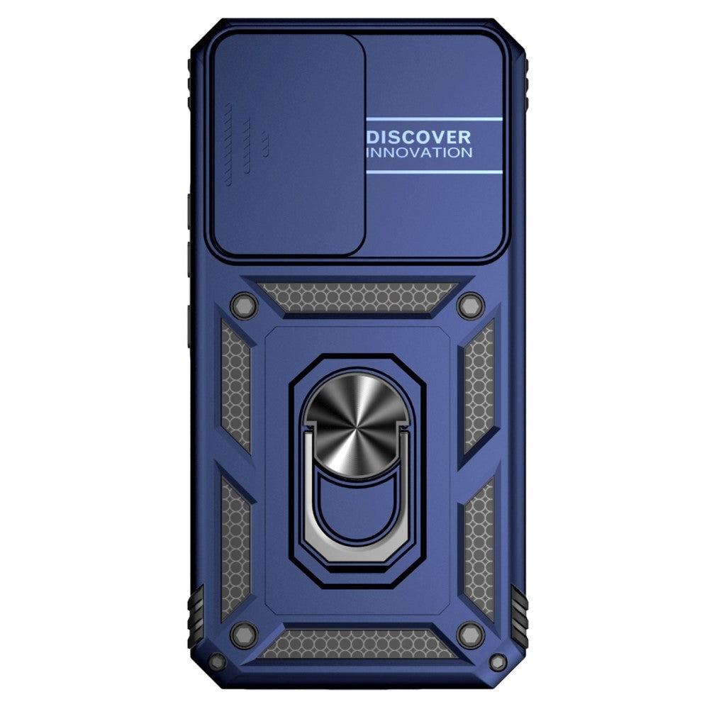 Samsung Galaxy A54 (5G) Håndværker Bagside Case m. Kickstand & Cam Slider - Blå