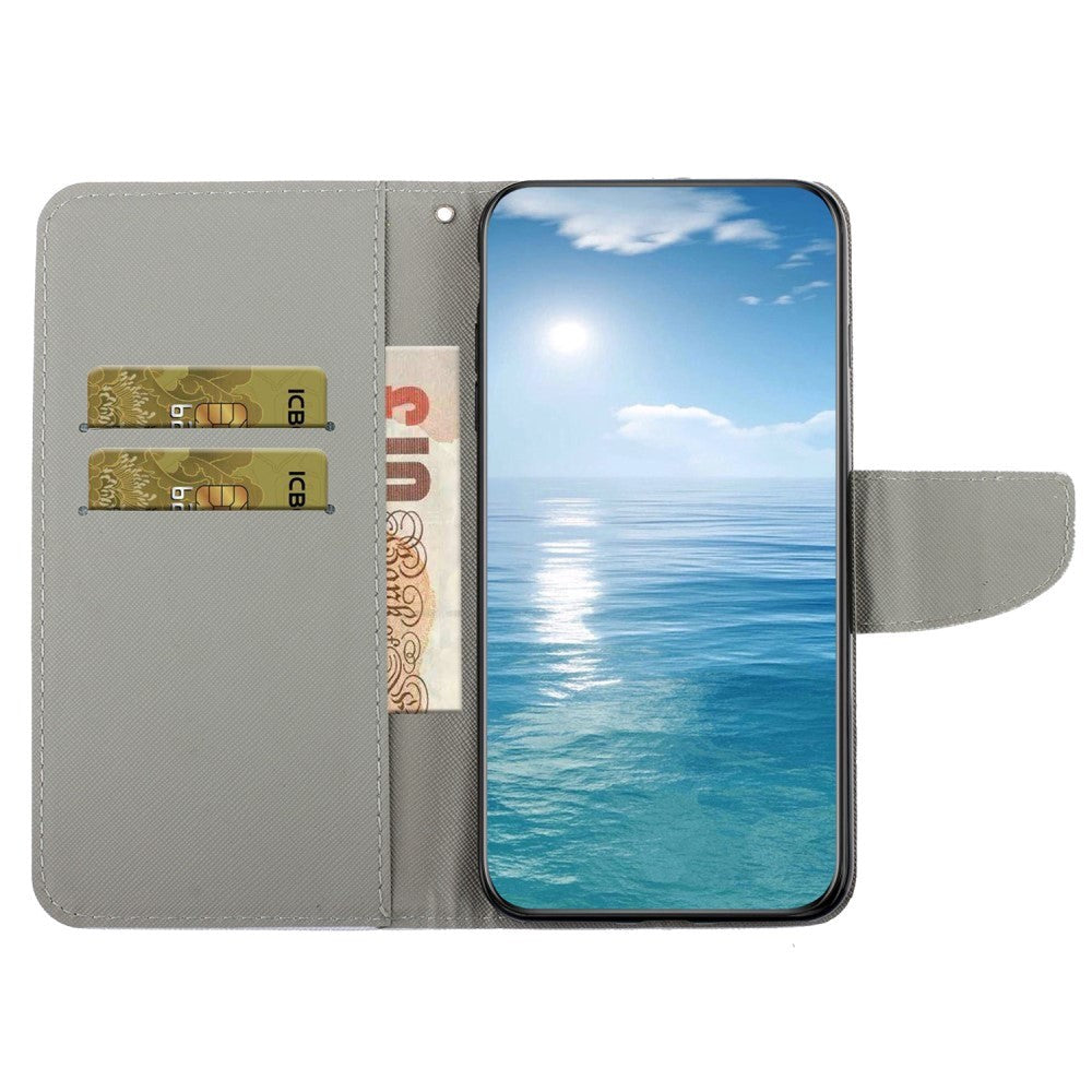 Samsung Galaxy A54 (5G) Læder Mobil Cover m. Pung - Retro Totem