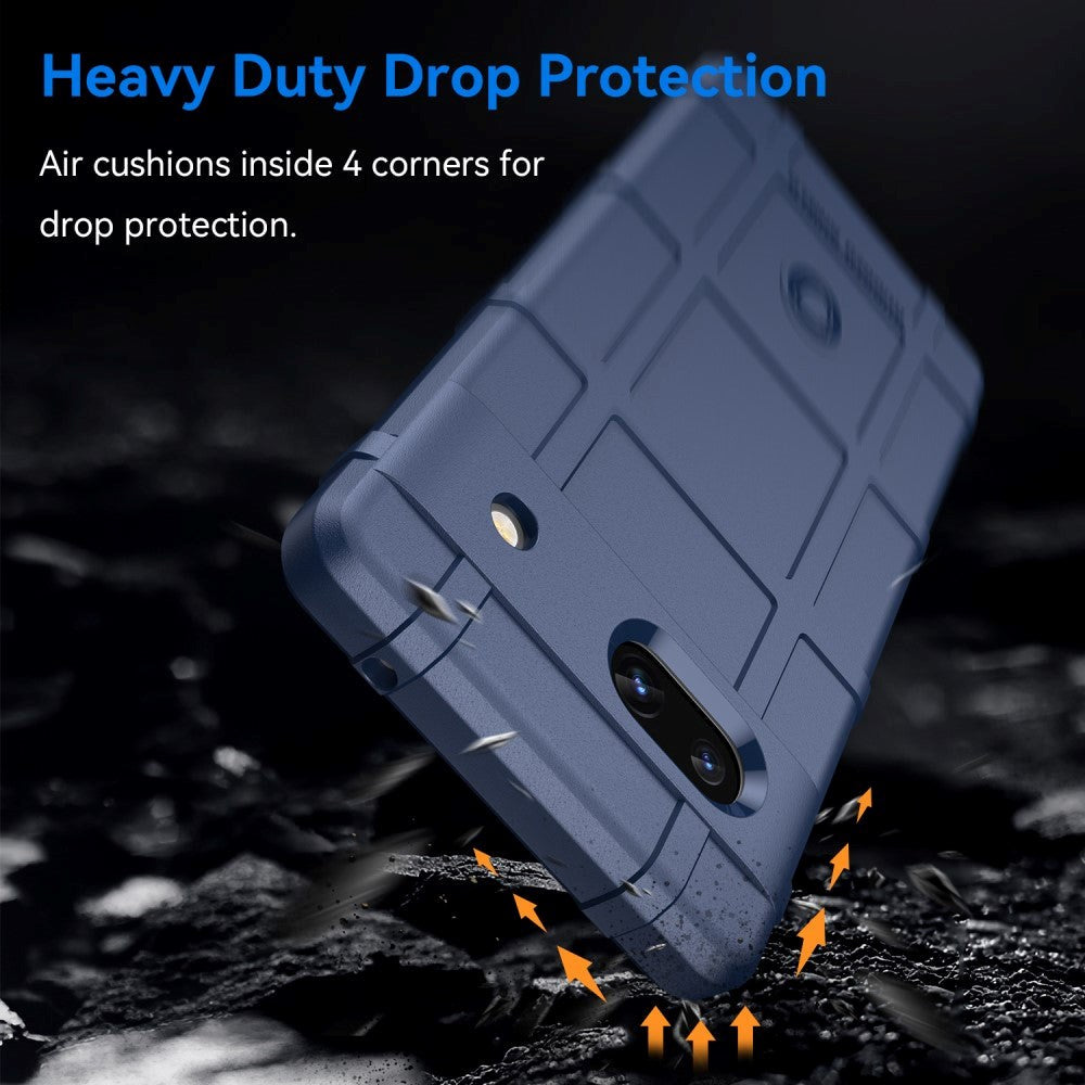 Google Pixel 7A Rugged Shield Series Håndværker Mobil Cover - Blå