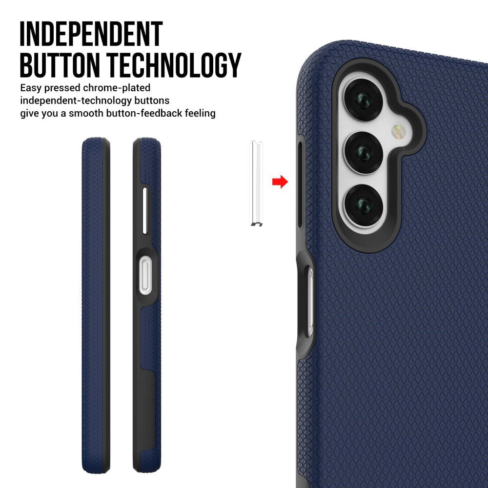 Samsung Galaxy A14 (5G) Håndværker Hybrid Mobil Cover - Blå