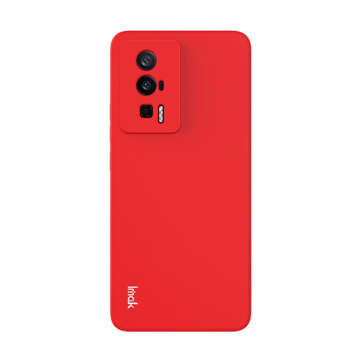 IMAK Xiaomi Poco F5 Pro UC-4 Series Fleksibel Plastik Bagside Cover - Rød