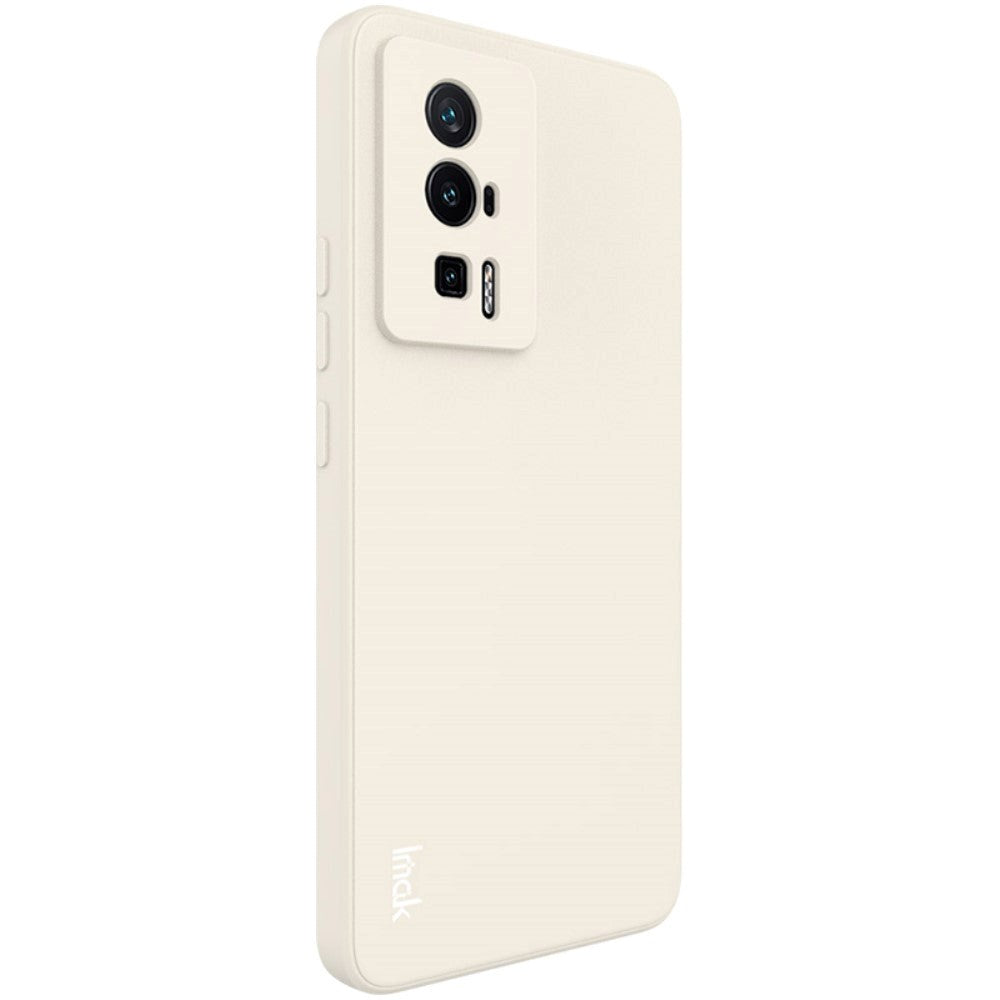 IMAK Xiaomi Poco F5 Pro UC-4 Series Fleksibel Plastik Bagside Cover - Hvid