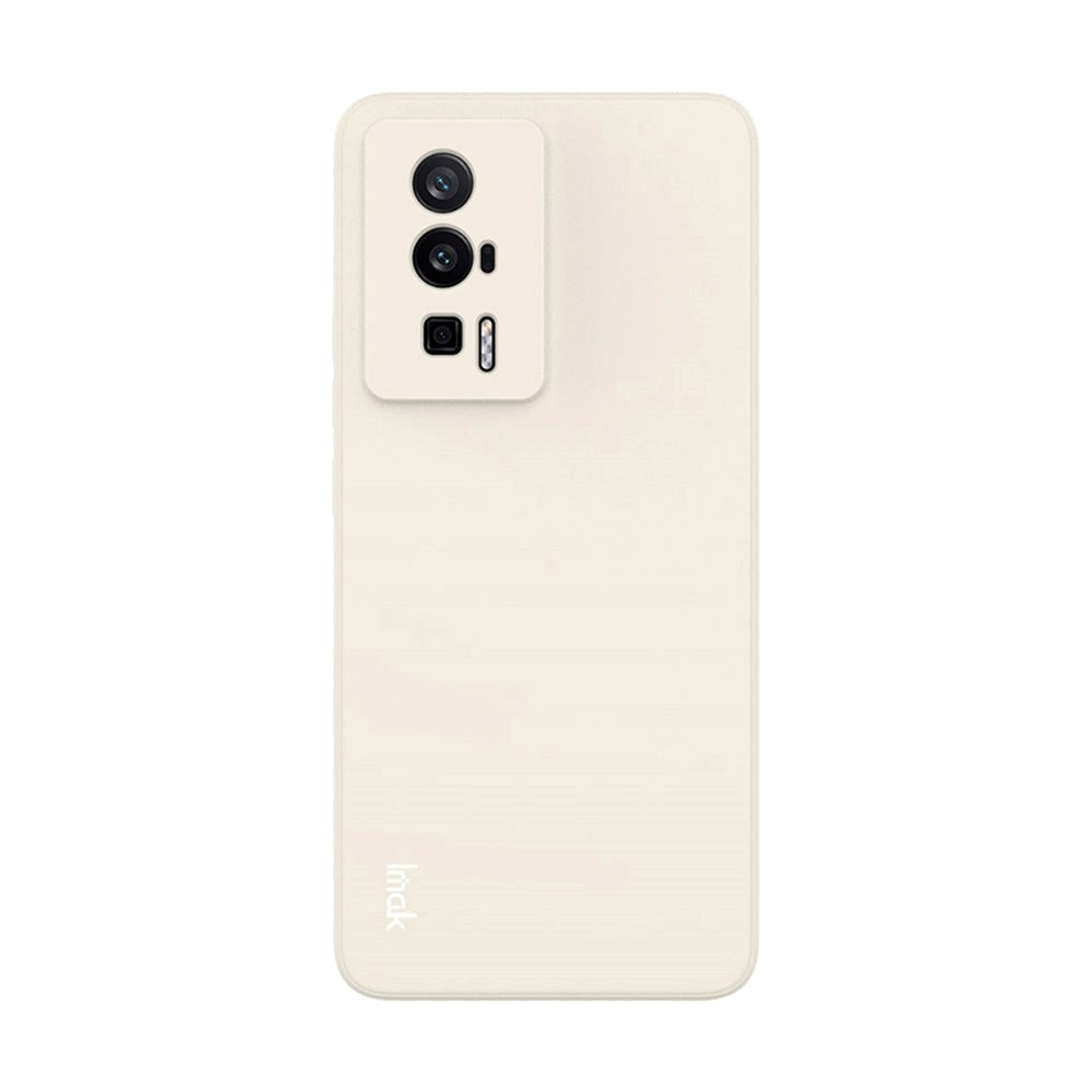 IMAK Xiaomi Poco F5 Pro UC-4 Series Fleksibel Plastik Bagside Cover - Hvid