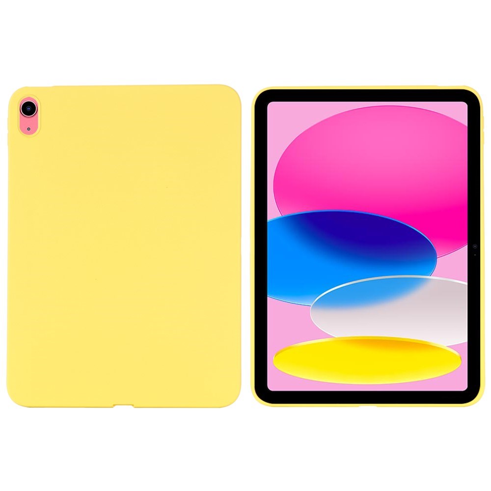 iPad 11" (2025) / iPad 10.9" (2024/2022) Liquid Silikone Shockproof Tablet Cover - Gul