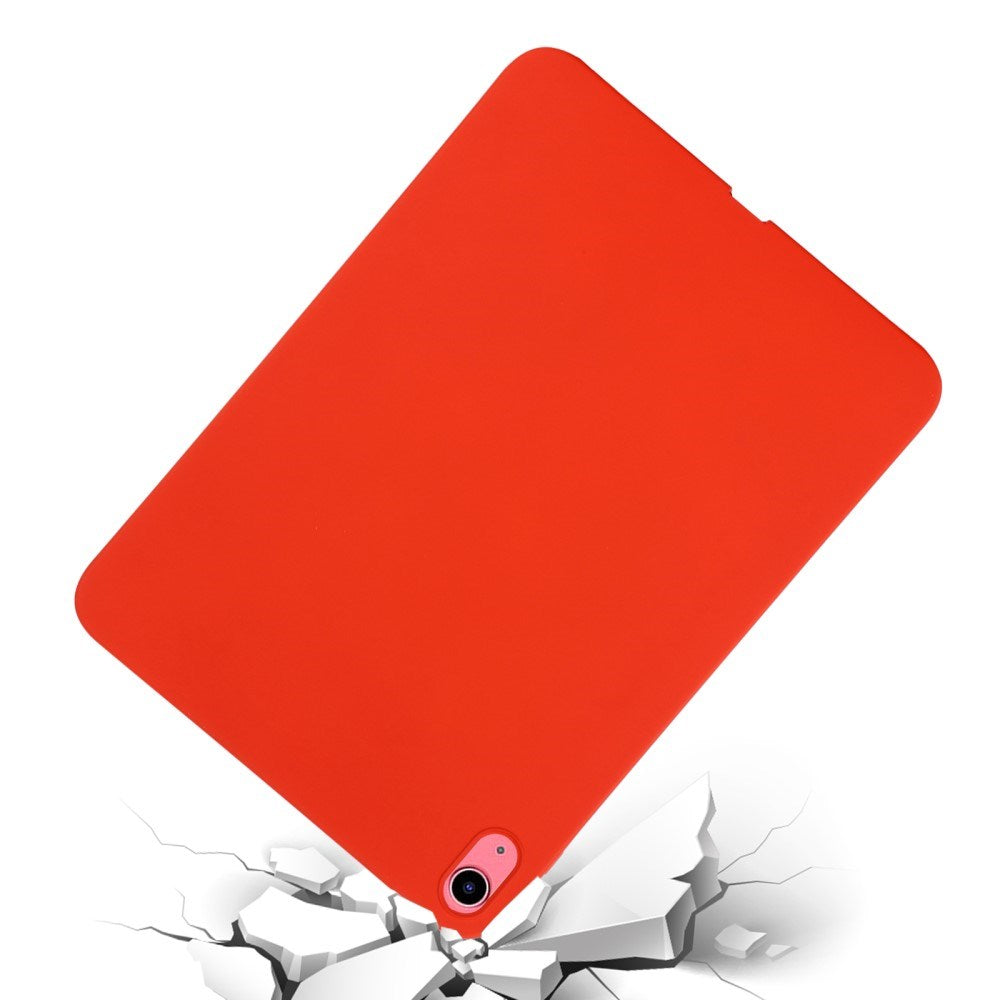 iPad 11" (2025) / iPad 10.9" (2024/2022) Liquid Silikone Shockproof Tablet Cover - Rød