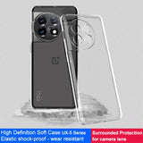 IMAK OnePlus 11 UX-5 Series Plastik Cover - Gennemsigtig