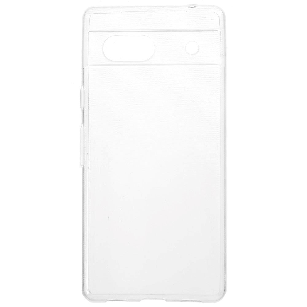 Google Pixel 7A Fleksibelt Plastik Mobil Cover - Gennemsigtig