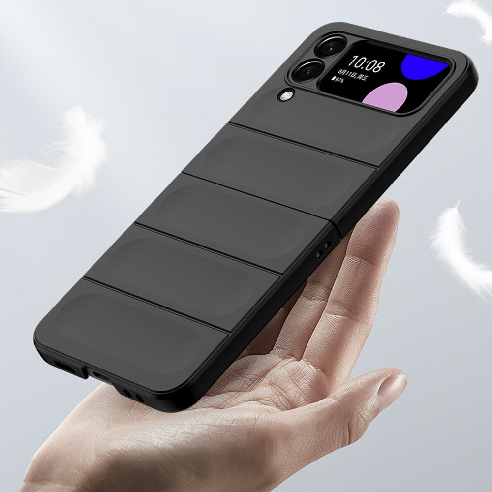 EIDERWOOD Samsung Galaxy Z Flip3 (5G) Hårdt Plast Mobil Cover m. Grip - Sort