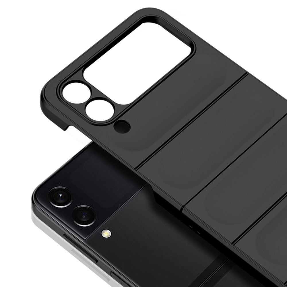 EIDERWOOD Samsung Galaxy Z Flip3 (5G) Hårdt Plast Mobil Cover m. Grip - Sort