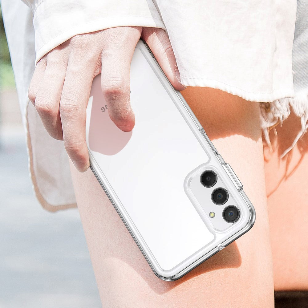 Samsung Galaxy A24 Mobil Cover Acrylic Combo - Gennemsigtig