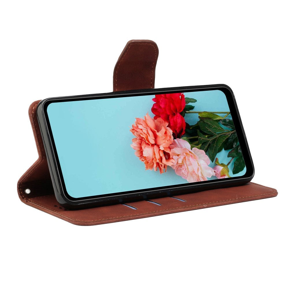 Xiaomi Redmi Note 12 Pro (5G) / Poco X5 Pro (5G) Læder Mobil Cover m. Pung og Strop - Brun