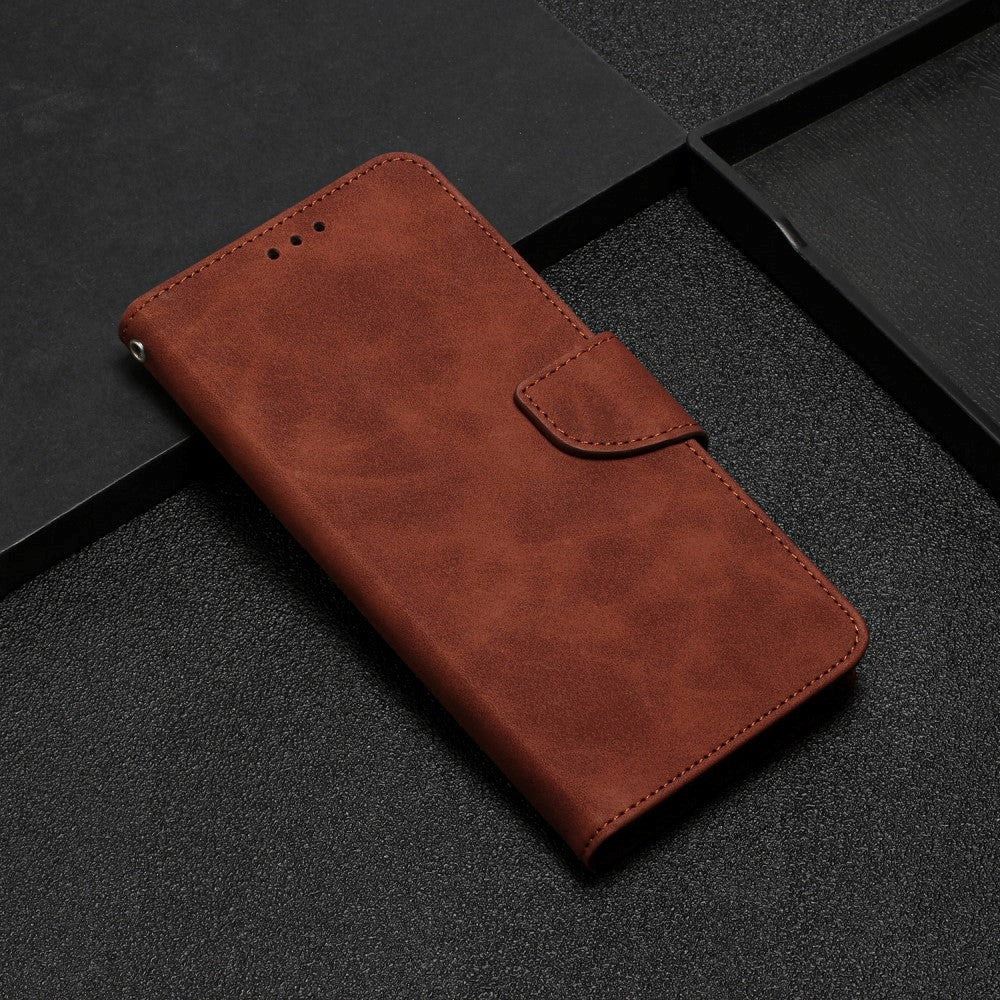 Xiaomi Redmi Note 12 Pro (5G) / Poco X5 Pro (5G) Læder Mobil Cover m. Pung og Strop - Brun