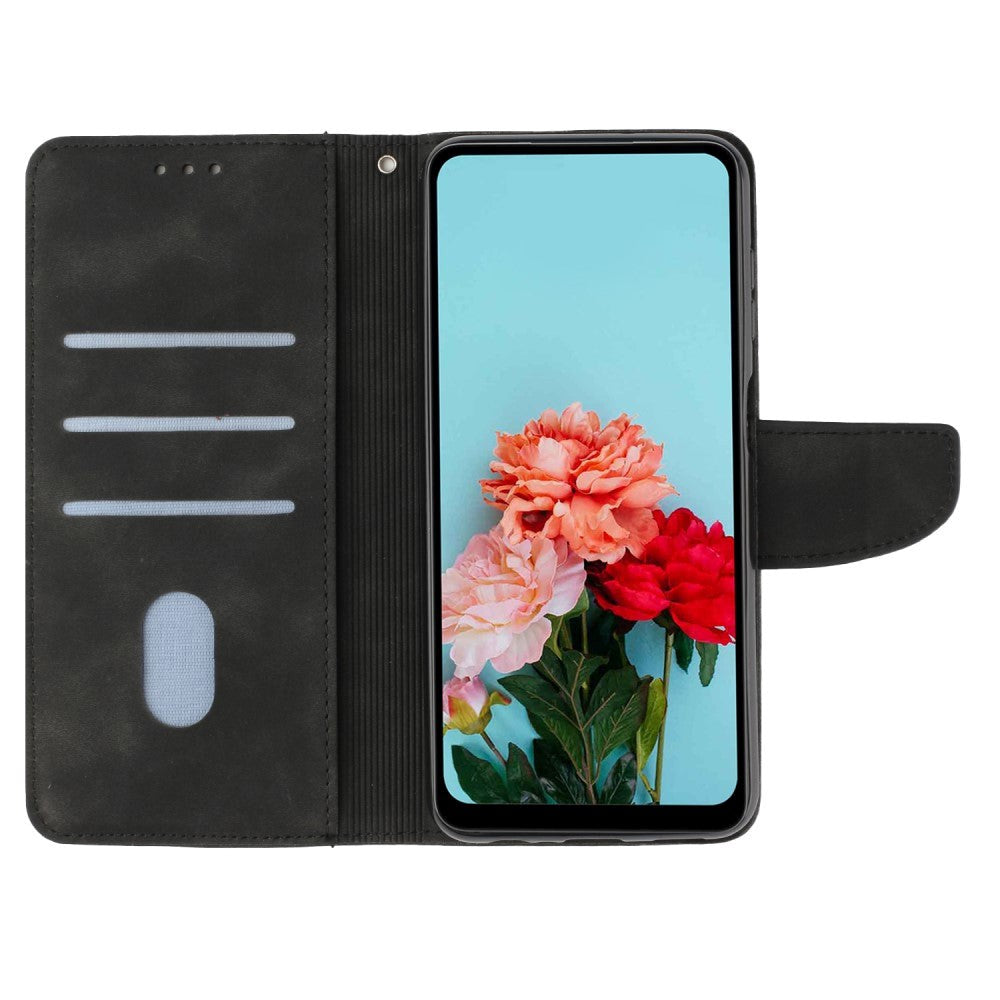 Xiaomi Redmi Note 12 Pro (5G) / Poco X5 Pro (5G) Læder Mobil Cover m. Pung og Strop - Sort