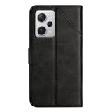 Xiaomi Redmi Note 12 Pro (5G) / Poco X5 Pro (5G) Læder Mobil Cover m. Pung & Ståfunktion - Sort