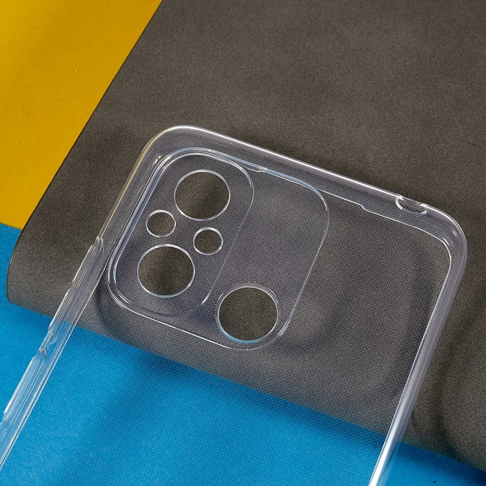 Xiaomi Redmi 12C Fleksibelt Plastik Mobil Cover - Gennemsigtig