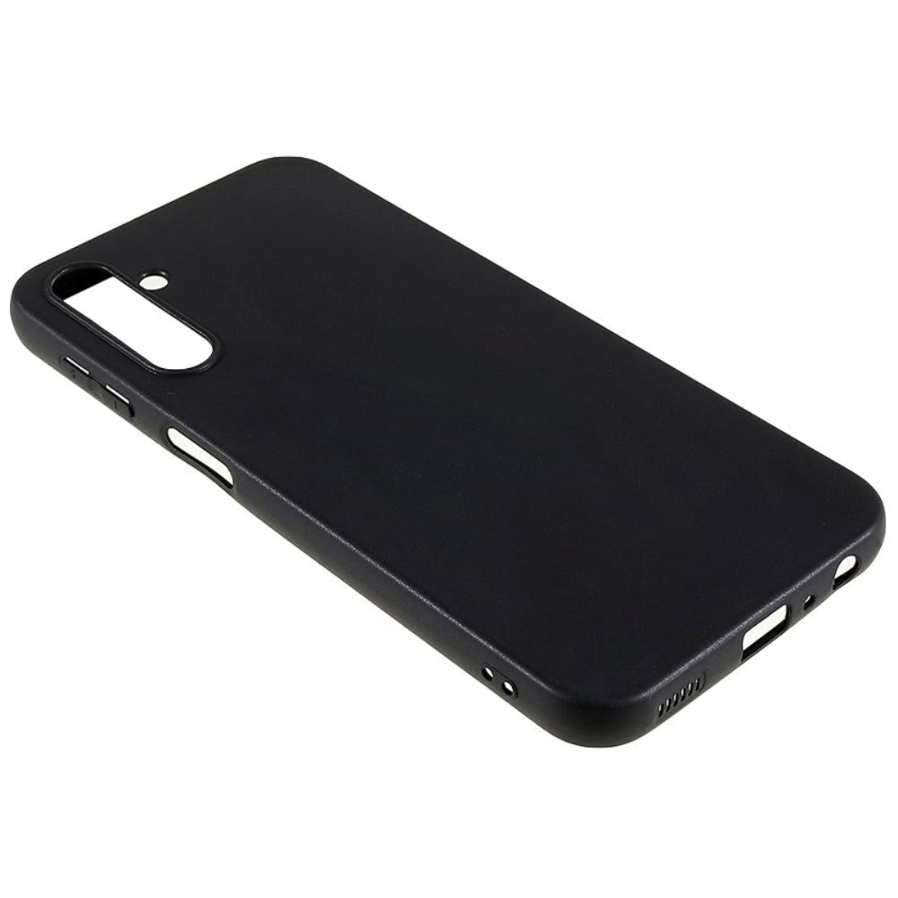Samsung Galaxy A24 Mat Fleksibelt Plastik Mobil Cover - Sort
