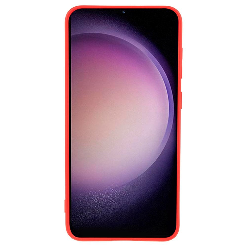 Samsung Galaxy S23 - EIDERWOOD Foret Fleksibelt Plast Cover - Rød