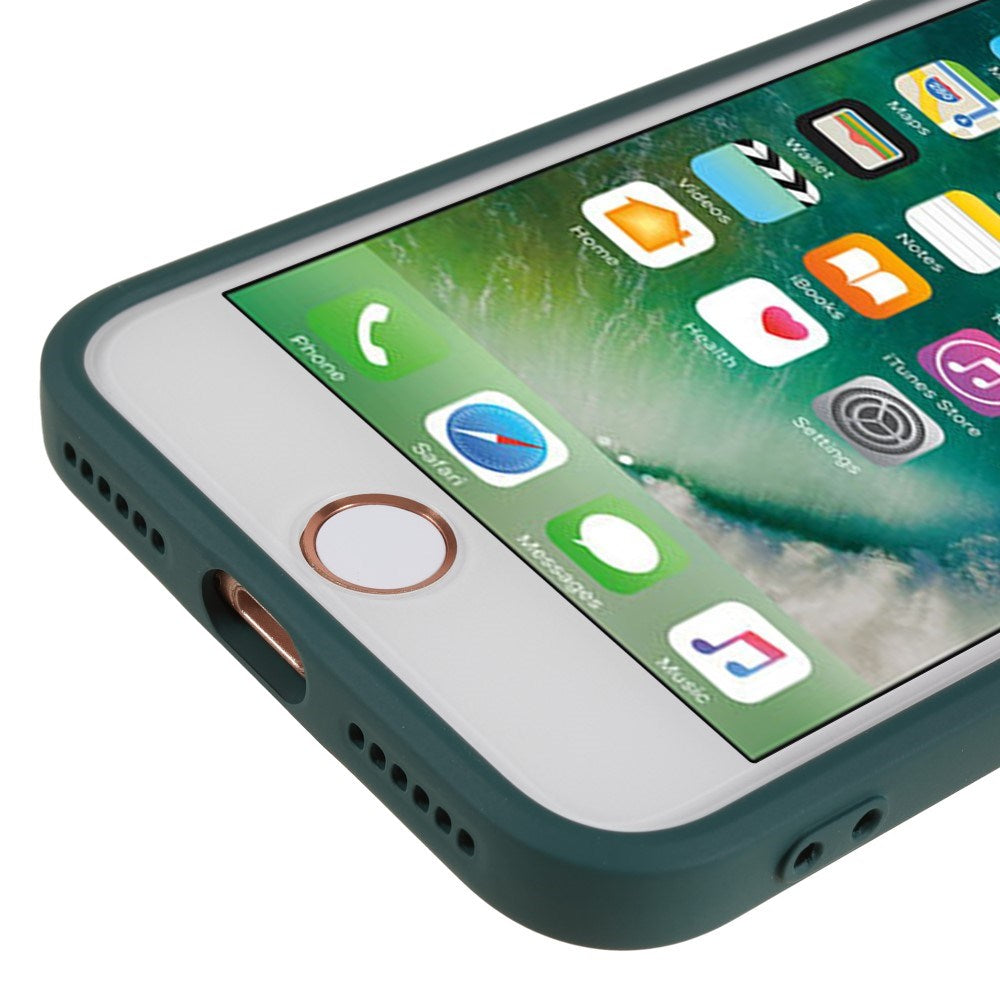 EIDERWOOD iPhone SE (2022 / 2020) / 8 / 7 - Foret Fleksibelt Plast Cover - Mørkegrøn