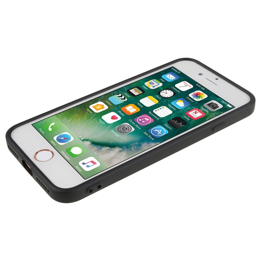 EIDERWOOD iPhone SE (2022 / 2020) / 8 / 7 - Foret Fleksibelt Plast Cover - Sort