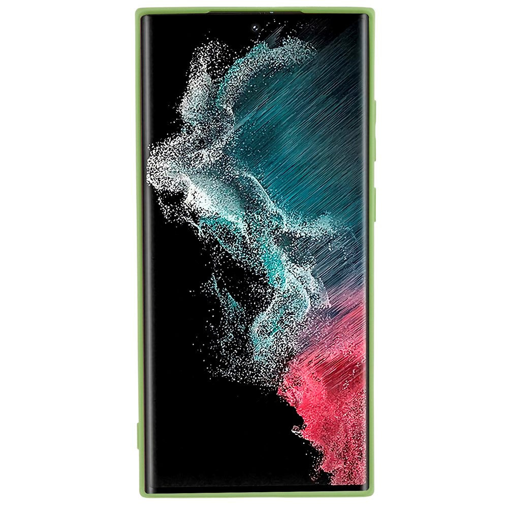 Samsung Galaxy S22 Ultra - EIDERWOOD Foret Fleksibelt Plast Cover - Lysegrøn