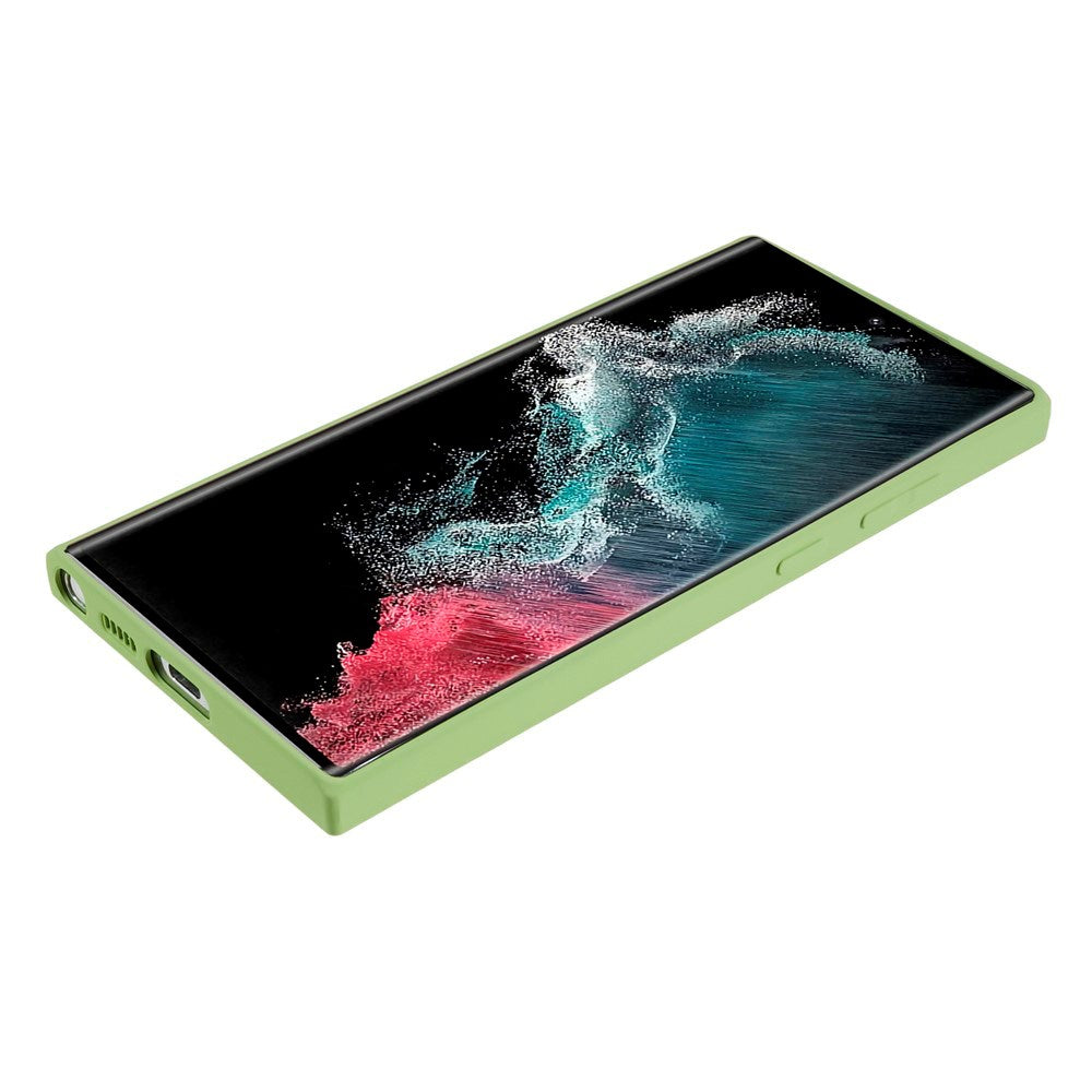 Samsung Galaxy S22 Ultra - EIDERWOOD Foret Fleksibelt Plast Cover - Lysegrøn