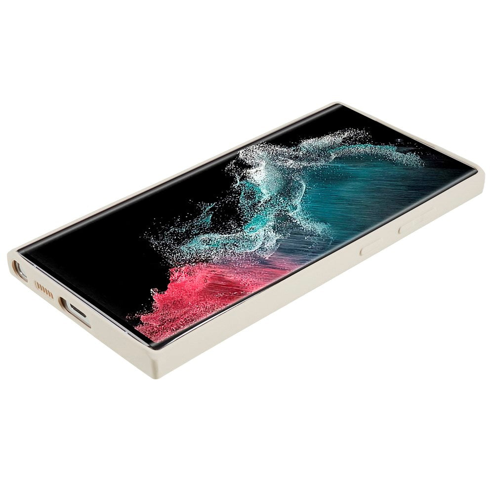 Samsung Galaxy S22 Ultra - EIDERWOOD Foret Fleksibelt Plast Cover - Beige