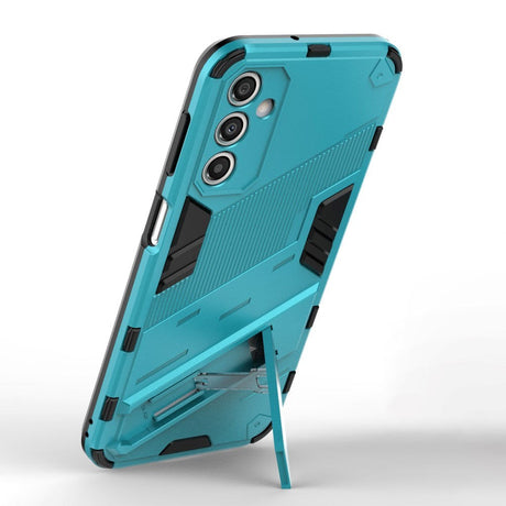 Samsung Galaxy A24 Hybrid Håndværker Bagside Mobil Cover m. Kickstand - Lyseblå