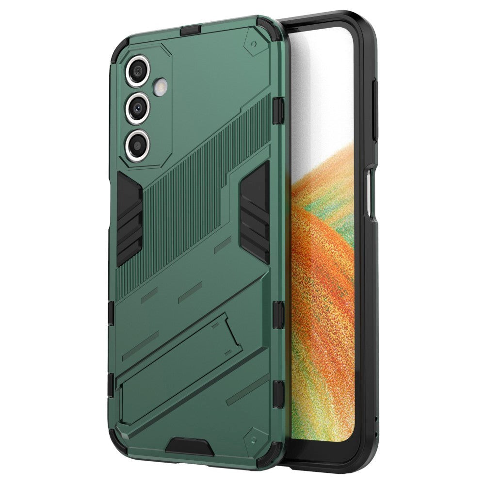 Samsung Galaxy A24 Hybrid Håndværker Mobil Cover m. Kickstand - Grøn