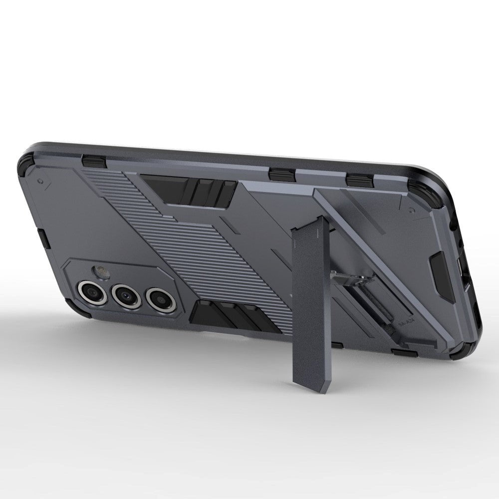 Samsung Galaxy A24 Hybrid Håndværker Mobil Cover m. Kickstand - Grå