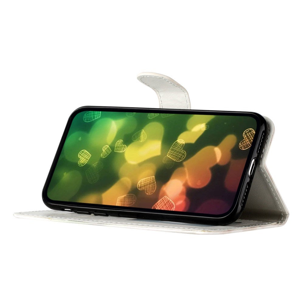 EIDERWOOD Motorola Moto G42 Læder Mobil Cover m. Pung og Strop - "Don't Touch My Phone"