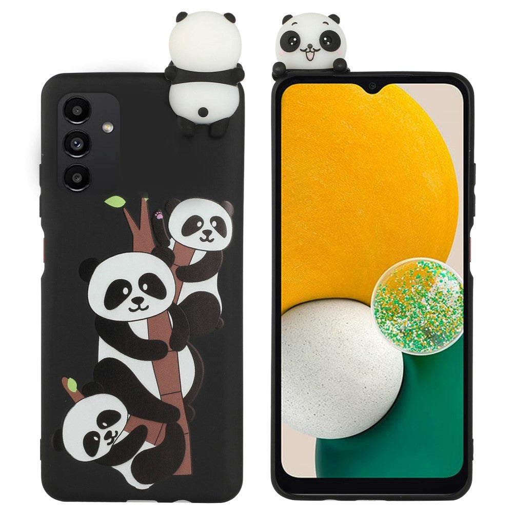 Samsung Galaxy A34 (5G) Fleksibelt Plastik Mobil Cover 3D - 3 Pandaer