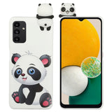 Samsung Galaxy A34 (5G) Fleksibelt Plastik Mobil Cover 3D - Panda