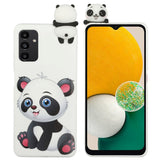 Samsung Galaxy A54 (5G) Fleksibelt Plastik Mobil Cover 3D - Panda