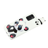 Samsung Galaxy A54 (5G) Fleksibelt Plastik Mobil Cover 3D - Panda