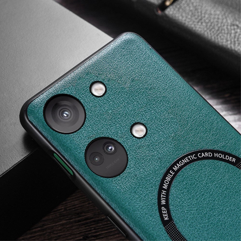 OnePlus Nord 3 (5G) EIDERWOOD Kunstlæderbelagt Hybrid Plast Mobil Cover - MagSafe Kompatibel - Hvid