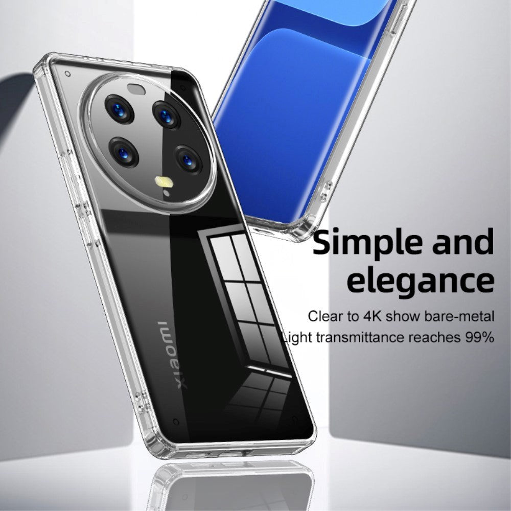 Xiaomi 13 Ultra Hybrid Plastik Mobil Cover - Gennemsigtig