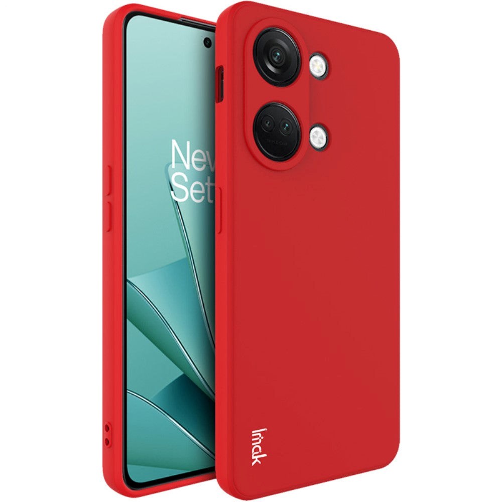 IMAK OnePlus Nord 3 (5G) UC-4 Series Fleksibel Plastik Bagside Cover - Rød