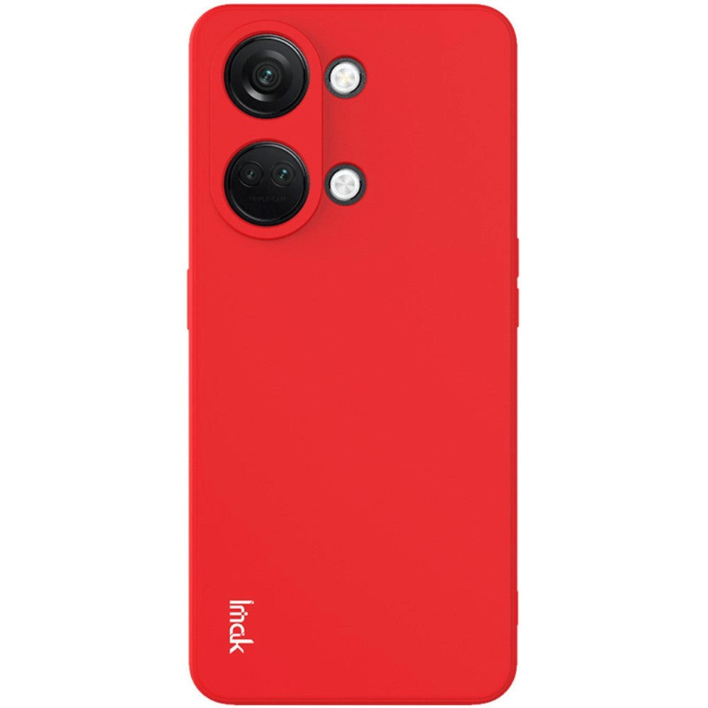 IMAK OnePlus Nord 3 (5G) UC-4 Series Fleksibel Plastik Bagside Cover - Rød