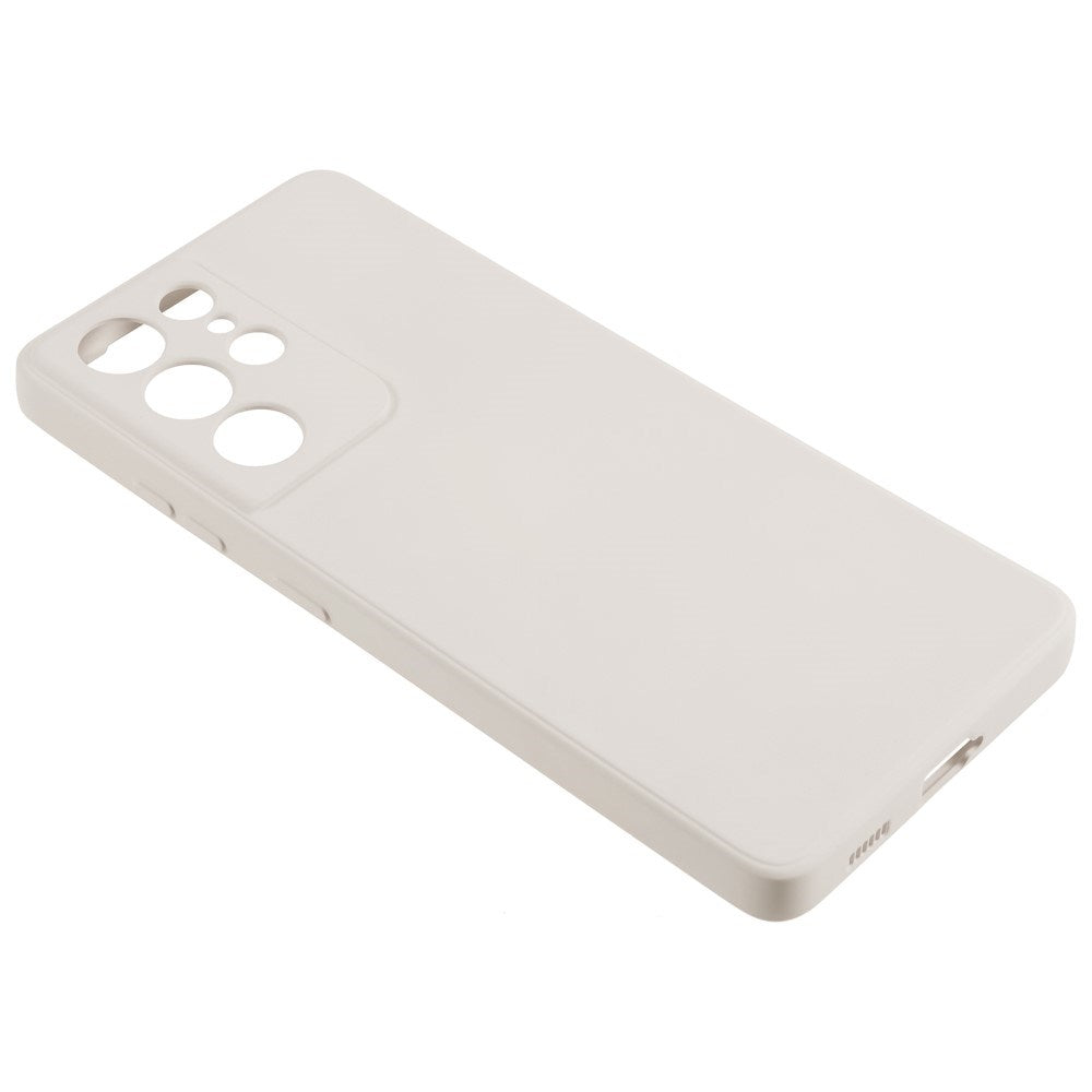 EIDERWOOD - Samsung Galaxy S21 Ultra - Foret Fleksibelt Plast Cover - Beige