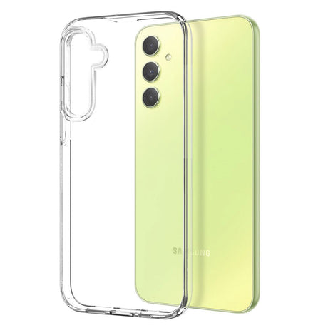 Samsung Galaxy A34 (5G) Fleksibel Plastik Cover + Skærmbeskyttelse Hærdet Glas - Case-Friendly - Gennemsigtig