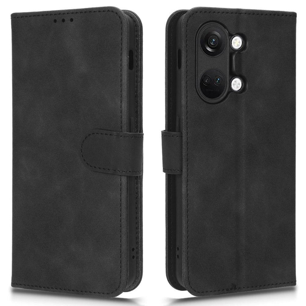 OnePlus Nord 3 (5G) Læder Mobil Cover m. Pung og Ståfunktion - Sort