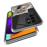 Samsung Galaxy S23 Ultra Plastik Transparent Mobil Cover m. Motiv - Hund & Kat