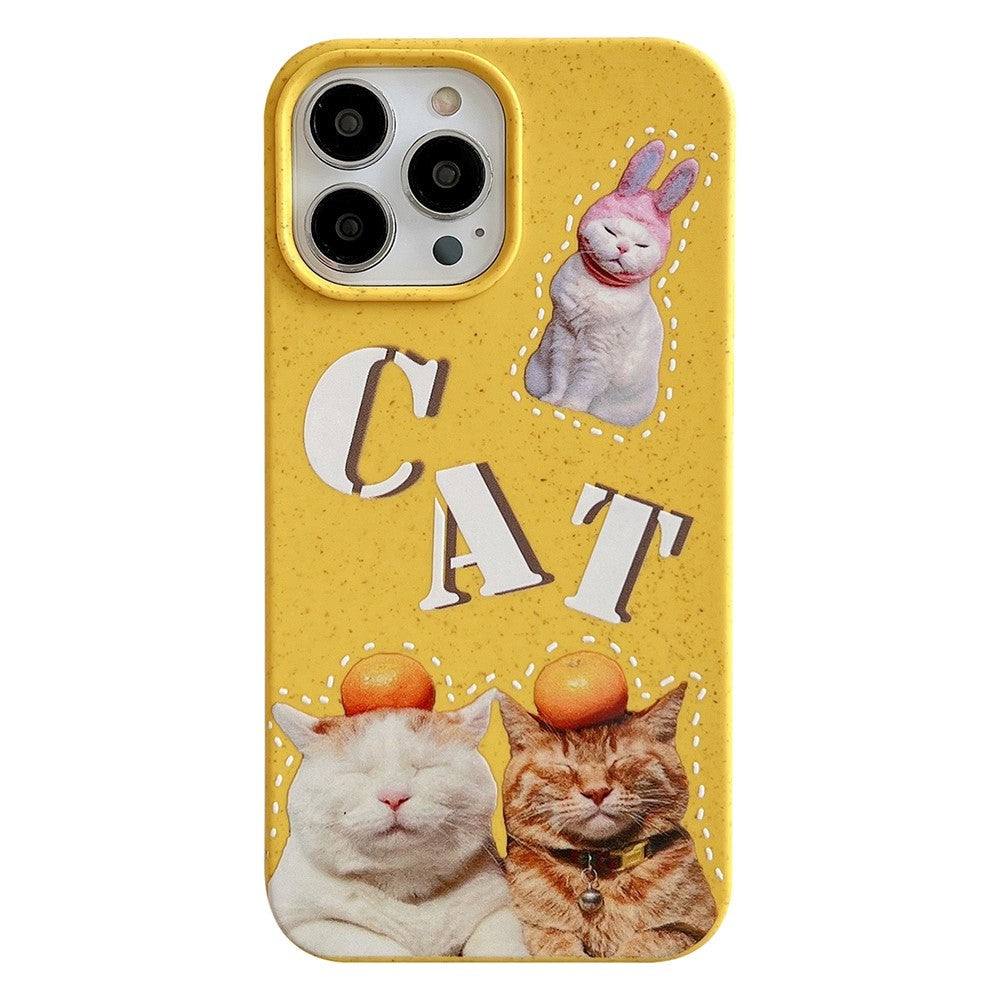 iPhone 14 Pro Fleksibel Plastik Mobil Cover m. Motiv - Katte